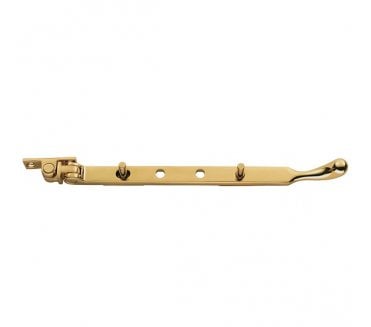 Carlisle Brass WF12 Bulb-End Casement Stays - Polished Brass