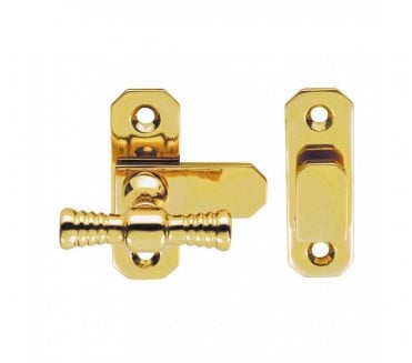 Carlisle Brass WF13 T-Handle Sash Fastener - Polished Brass