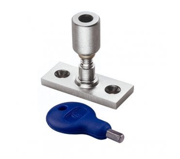 Carlisle Brass WF17 Locking Casement Stay Pin - Satin Chrome