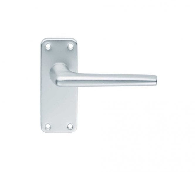 Carlisle Contract Aluminium Door Handles On Backplate