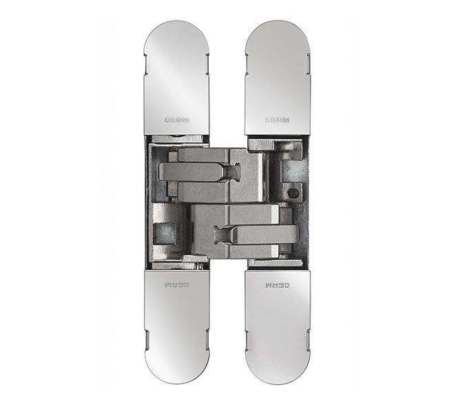 CEAM 1230 3D Concealed Hinge - 130mm - Polished Nickel