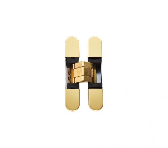 CEAM 3D Concealed Cabinet Hinge - 76mm - Polished Brass