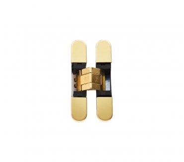 CEAM 3D Concealed Cabinet Hinge - 76mm - Polished Brass