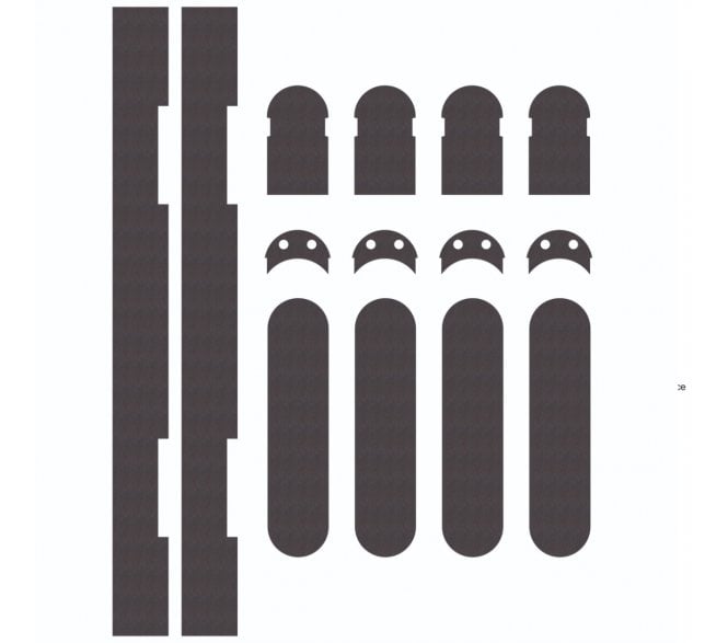 CEAM Fire Rated Intumescent Pad Set (Suits CEAM 1131 Concealed Hinges)