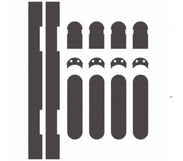 CEAM Fire Rated Intumescent Pad Set (Suits CEAM 1230 Concealed Hinges)