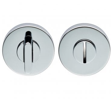 Cebi Designer Round Bathroom Turn & Release  - Polished Chrome