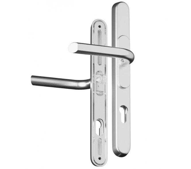 Chameleon Pro XL Adjustable Multipoint Lock Handles - Brushed Silver