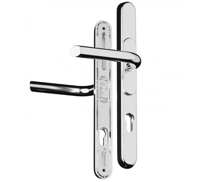 Chameleon Pro XL Adjustable Multipoint Lock Handles - Polished Silver