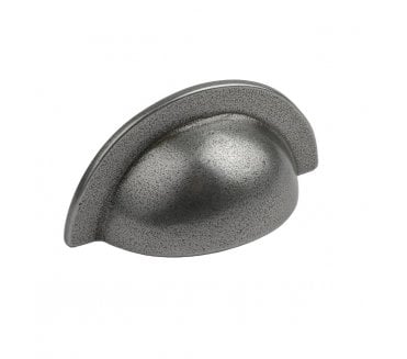 Classic Smooth Cast Iron Drawer Cup Pull