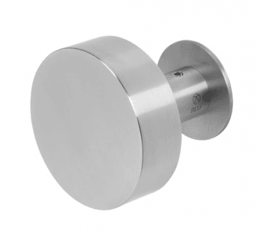 Coastal BLU 76mm Round Centre Door Knob 316 Stainless Steel - Satin Stainless Steel