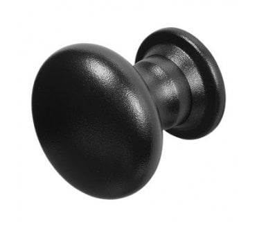 Coastal BLU 88mm Centre Door Knob Bolt Fix 316 Stainless Steel - Matt Black