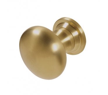 Coastal BLU 88mm Centre Door Knob Bolt Fix 316 Stainless Steel -PVD Satin Brass