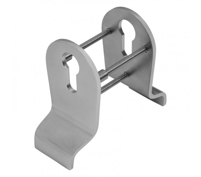 Coastal BLU CP30 Euro Cylinder Pull Back to Back 316 Stainless Steel  - Polished Stainless Steel
