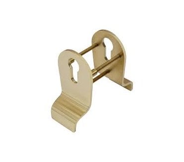 Coastal BLU CP30 Euro Cylinder Pull Back to Back 316 Stainless Steel  - PVD Satin Brass