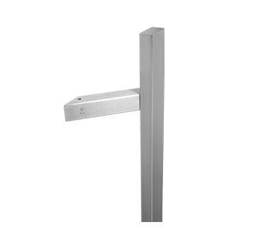 Coastal BLU Cranked Rectangular Bar Pull Handle 1200mm - 316 Stainless Steel  - Satin Stainless Steel