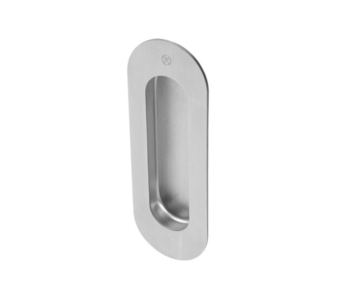 Coastal BLU FP150 Radiused Flush Door Pull - 316 Satin Stainless Steel