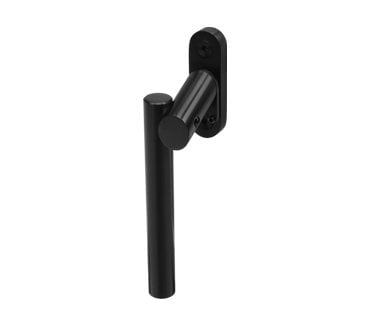 Coastal BLU (Grade 316) Contemporary Cranked Window Espag. Handles - PVD Satin Black
