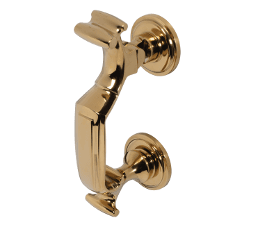 Coastal BLU (Grade 316) Doctors Door Knocker - PVD Polished Brass