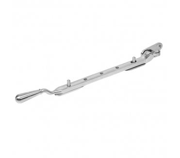Coastal BLU (Grade 316) Opera Casement Window Stays - Satin Stainless Steel