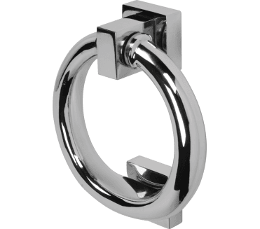 Coastal BLU (Grade 316) Ring Door Knocker - Polished Stainless Steel
