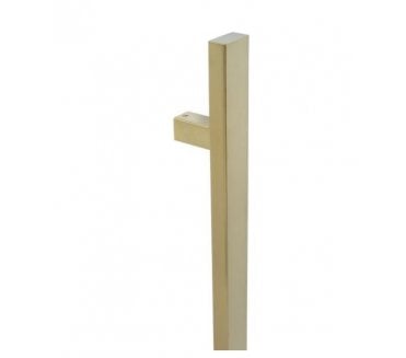Coastal BLU HAB15 Inline Rectangular Bar Pull Handle 1200mm - 316 Stainless Steel - PVD Satin Brass