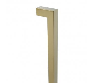 Coastal BLU HAB4 Square Mitred Pull Handle 900mm - 316 Stainless Steel - PVD Satin Brass