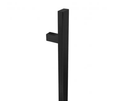 Coastal BLU Inline Rectangular Bar Pull Handle 1500mm - 316 Stainless Steel  - Matt Black
