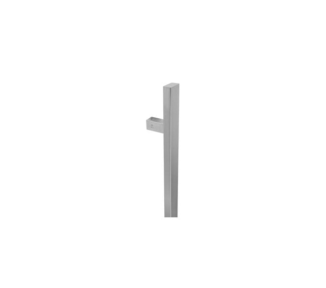 Coastal BLU Inline Rectangular Bar Pull Handle 400mm - 316 Stainless Steel  - Satin Stainless Steel