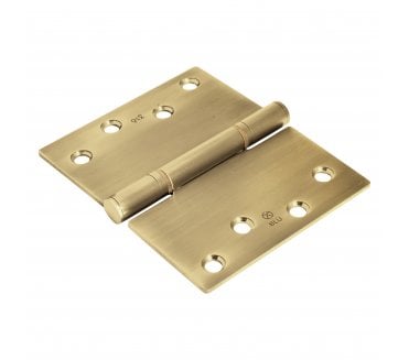 Coastal BLU Projection Hinge 125 x 102mm 316 Stainless Steel - PVD Satin Brass
