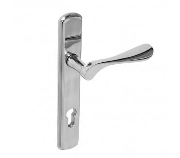 Coastal BLU REG095 (Grade 316) Regent Multipoint Door Handles - 92mm C/C - Polished Stainless Steel