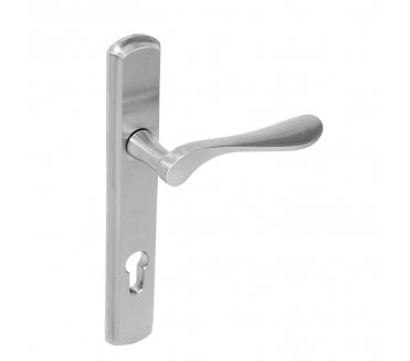Coastal BLU REG095 (Grade 316) Regent Multipoint Door Handles - 92mm C/C - Satin Stainless Steel