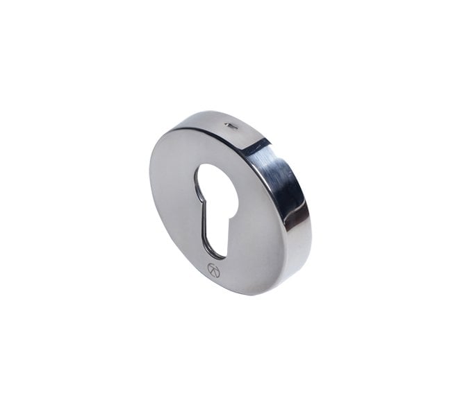 Coastal BLU Round Euro Profile Escutcheon - 316 Stainless Steel  - Polished Stainless Steel