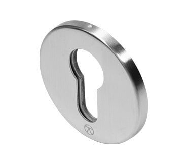 Coastal BLU SE35 Slimline Euro Profile Escutcheon 316 Satin Stainless Steel - Satin Stainless Steel