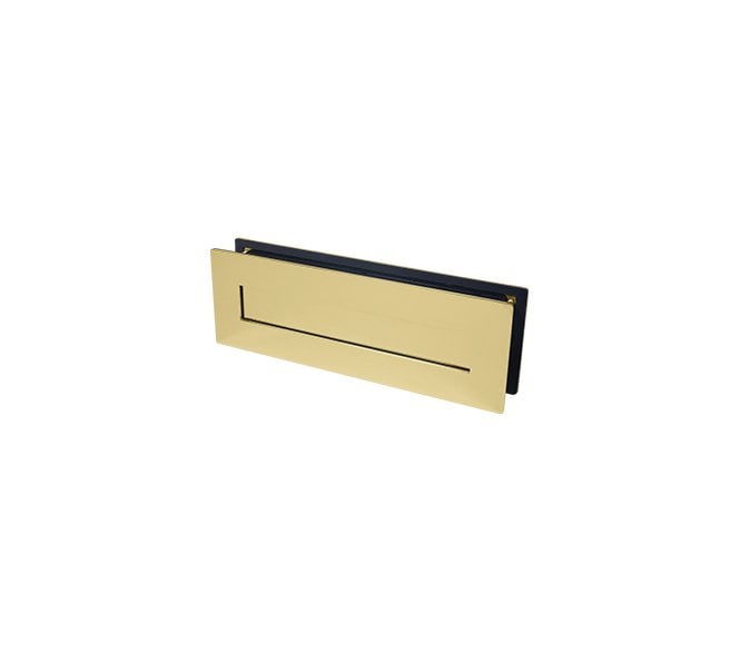 Coastal BLU Sleeved Letter Plate Set 330x110mm 316 Stainless Steel - PVD Polished Brass
