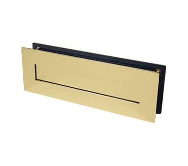 Coastal BLU Sleeved Letter Plate Set 330x110mm 316 Stainless Steel - PVD Polished Brass