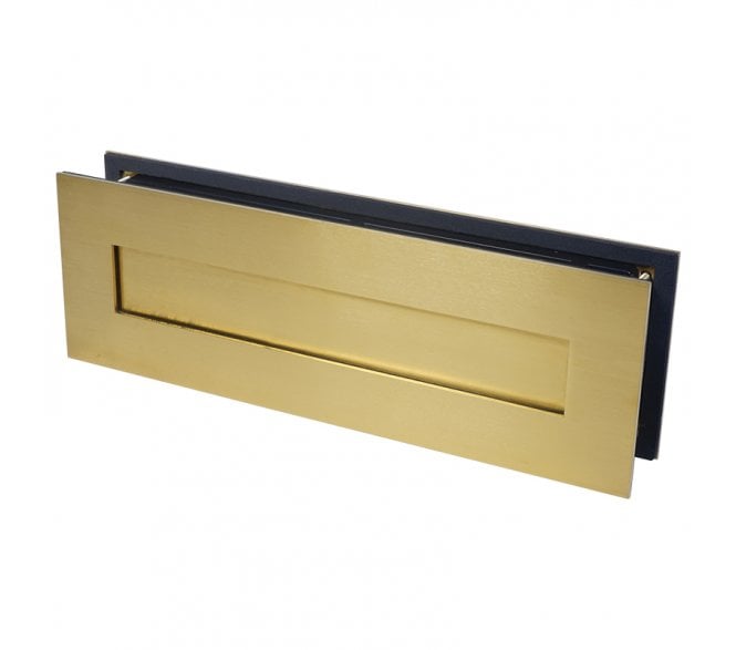 Coastal BLU Sleeved Letter Plate Set 330x110mm 316 Stainless Steel - PVD Satin Brass