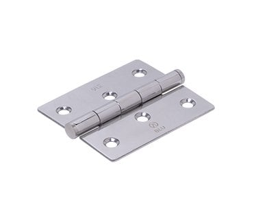 Coastal BLU Slim Knuckle Window Hinge 76 x 66mm 316 Stainless Steel  - Polished Stainless Steel