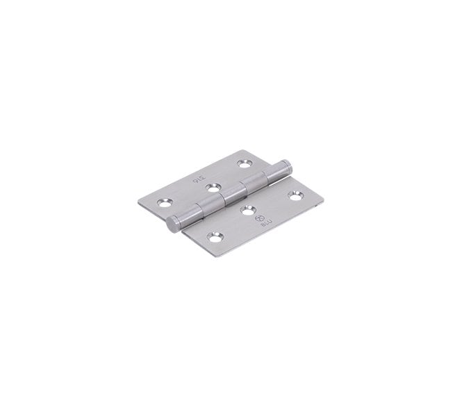Coastal BLU Slim Knuckle Window Hinge 76 x 66mm 316 Stainless Steel  - Satin Stainless Steel