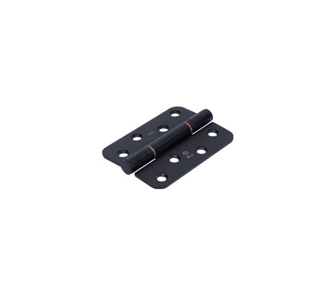 Coastal BLU Washered Butt Hinge - 102 x 76mm - 316 Stainless Steel  - Matt Black (RADIUS)