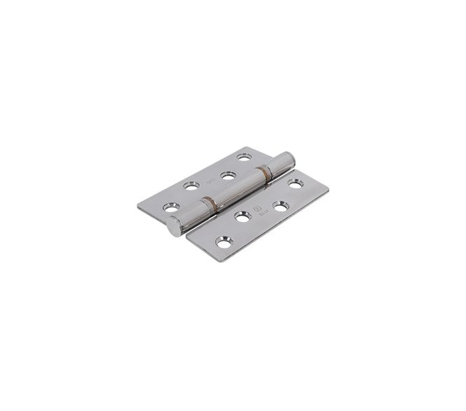 Coastal BLU Washered Butt Hinge - 102 x 76mm - 316 Stainless Steel  - Polished Stainless Steel