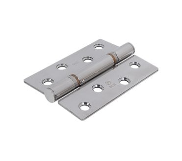 Coastal BLU Washered Butt Hinge - 102 x 76mm - 316 Stainless Steel  - Polished Stainless Steel