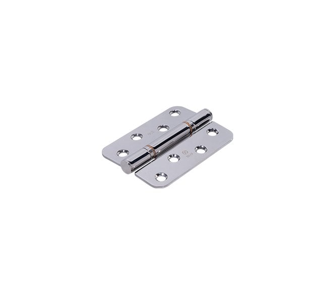 Coastal BLU Washered Butt Hinge - 102 x 76mm - 316 Stainless Steel  - Polished Stainless Steel (RADIUS)