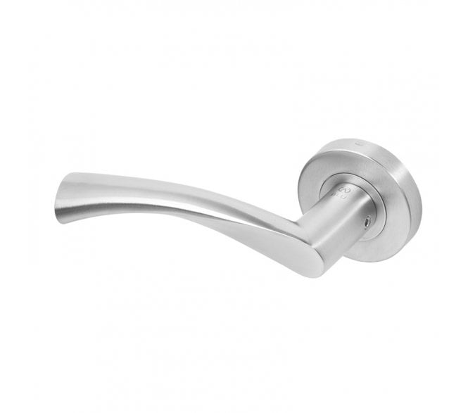Coastal BLU Wing Dual Action Lever on Round Rose - 316 Stainless Steel - Satin