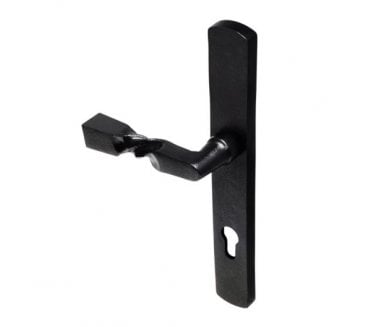 Coastal DuraTique Barley Twist Multipoint Lock Handle 92mm C/C - Black Antique