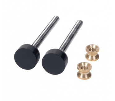 Coastal Universal Fixing Kit - Bolt Through - Matt Black