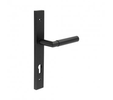 CRES GRADE 316 CR-102 Multipoint Handle On Backplate - Matt Black PVD