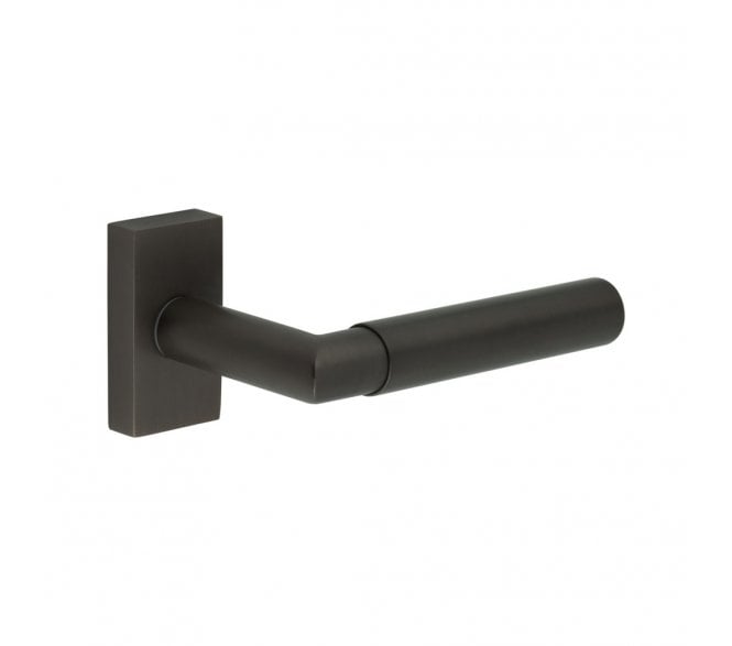CRES GRADE 316 CR-102 Multipoint Handle On Rectangular Rose - Dark Bronze PVD