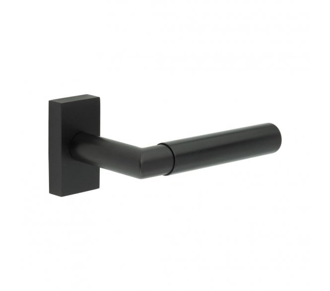 CRES GRADE 316 CR-102 Multipoint Handle On Rectangular Rose - Matt Black PVD