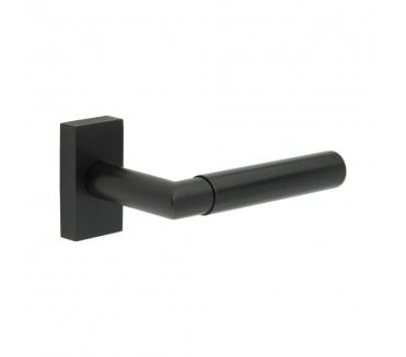 CRES GRADE 316 CR-102 Multipoint Handle On Rectangular Rose - Matt Black PVD