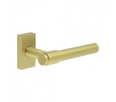 CRES GRADE 316 CR-103 Multipoint Handle On Rectangular Rose - Satin Brass PVD